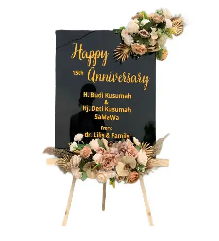 Papan Bunga Akrilik Badar